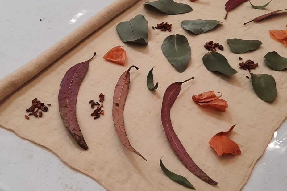 estampación botánica