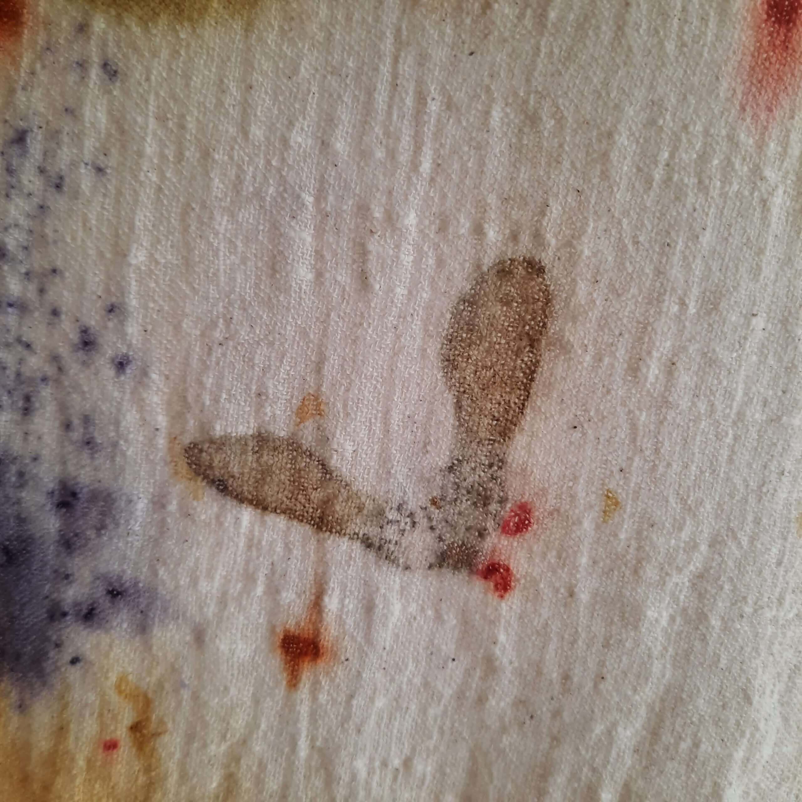 Chal estampado con hojas de higuera - Imagen 2