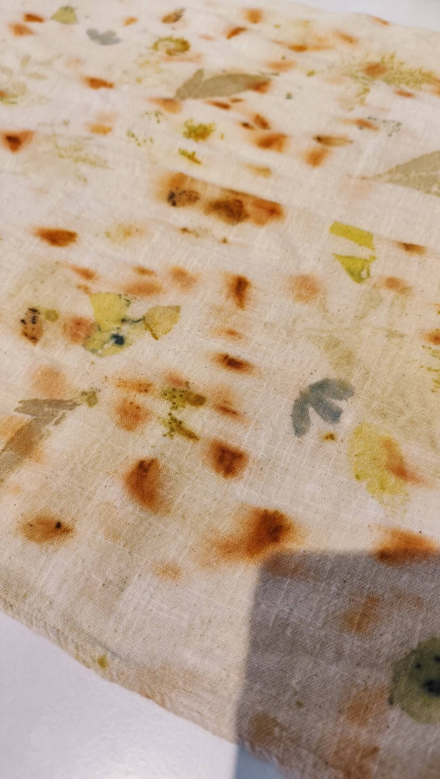 estampado con petalos