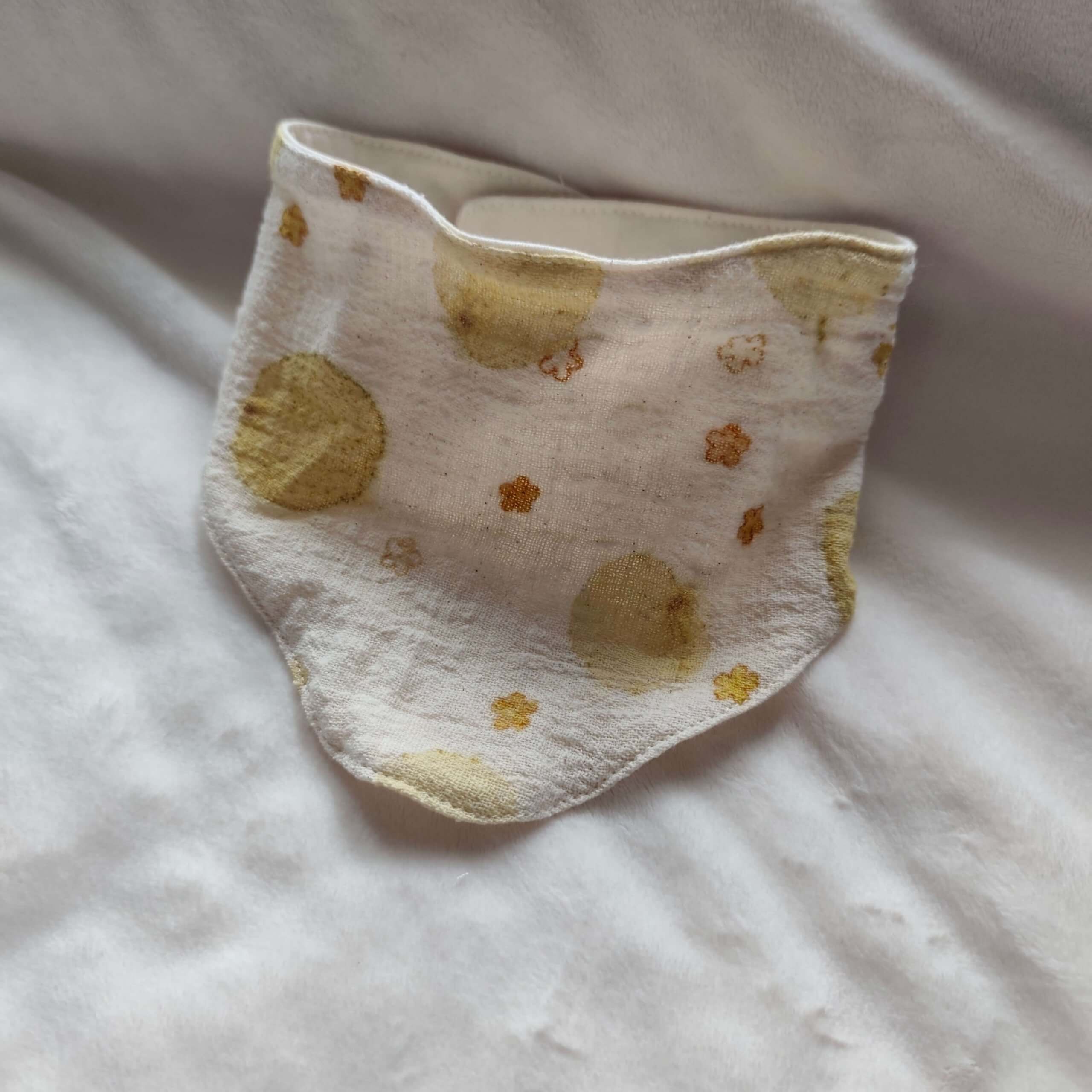 babero bandana para bebe de algodon