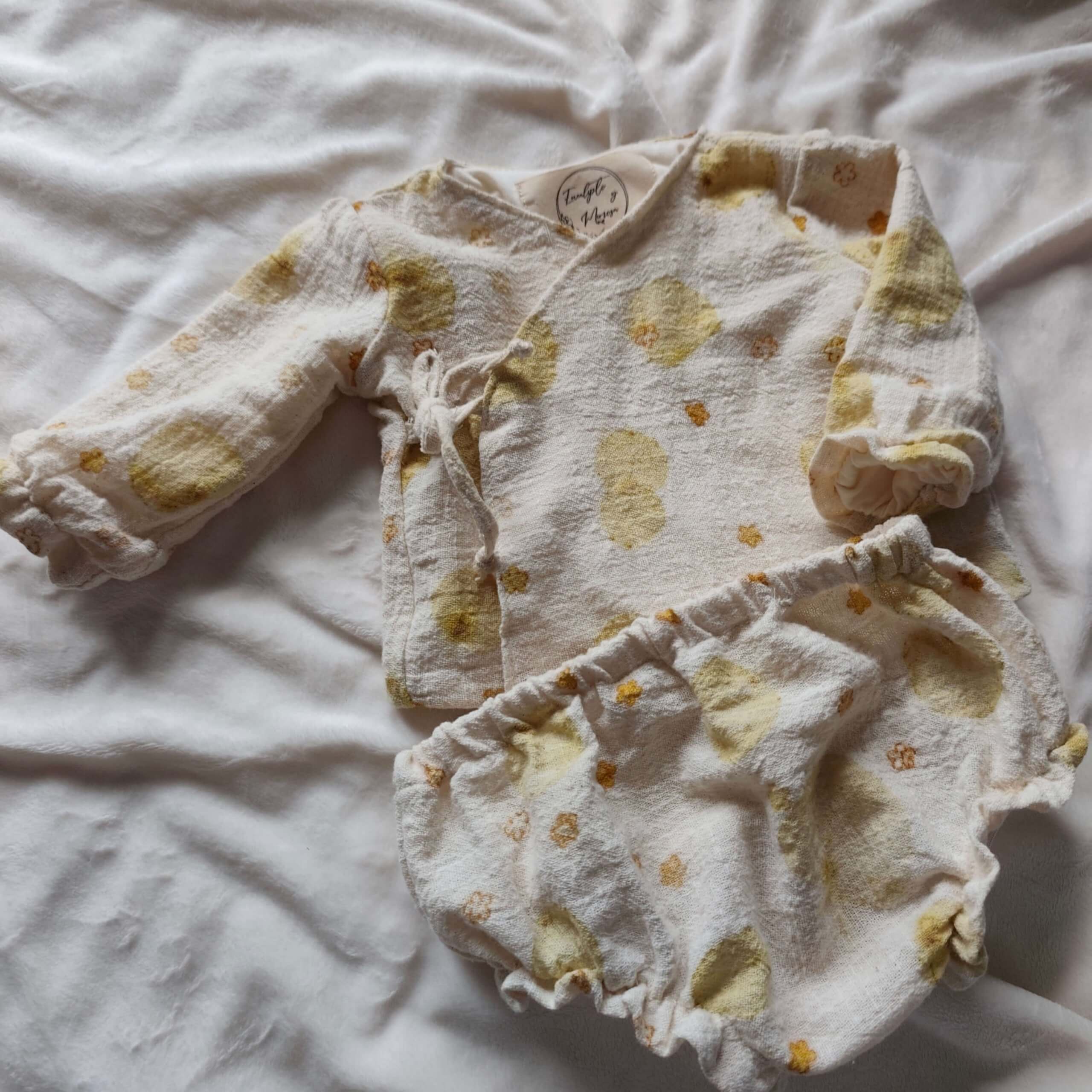 Conjunto de chaqueta + cubrepañal bebé - Imagen 3