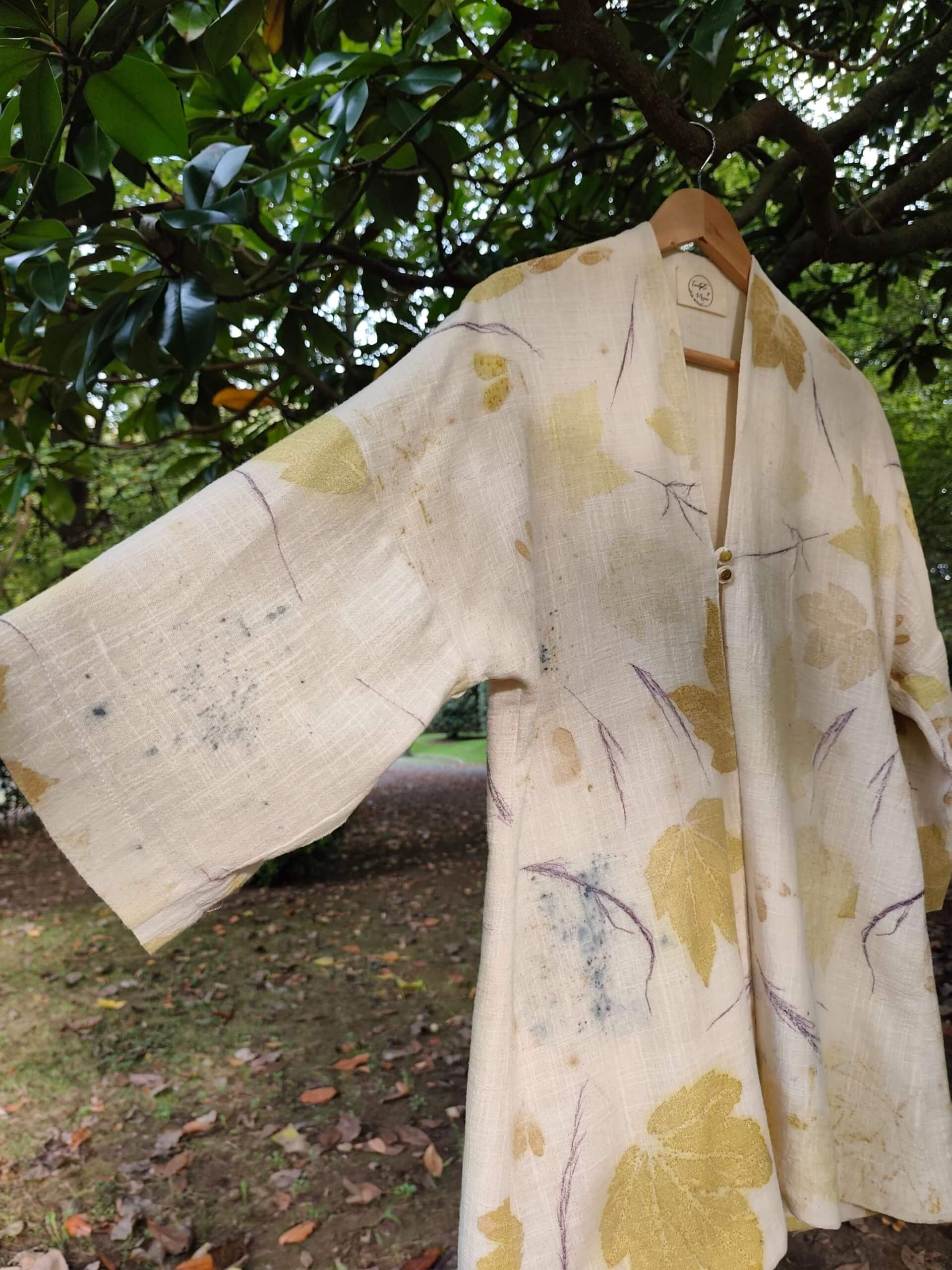 Kimono con estampación botanica - Imagen 2