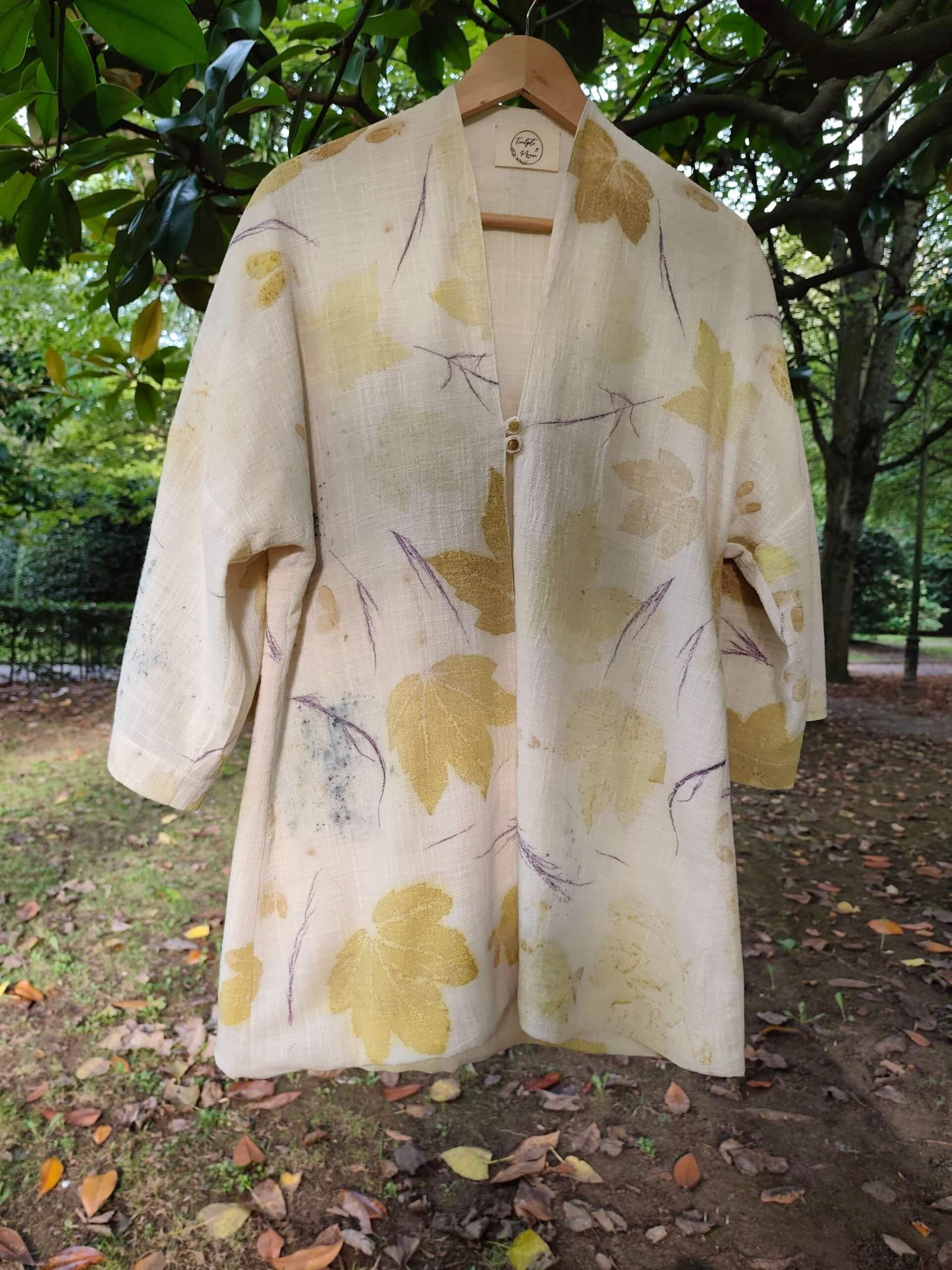 Kimono con estampación botanica - Imagen 3